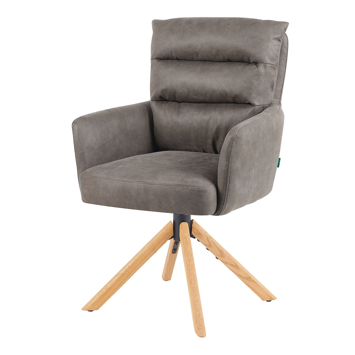 Esszimmerstuhl Mika-Jule 2er-Set - 360° drehbar, Rückstellfunktion,Eiche geölt Natur - Image 19