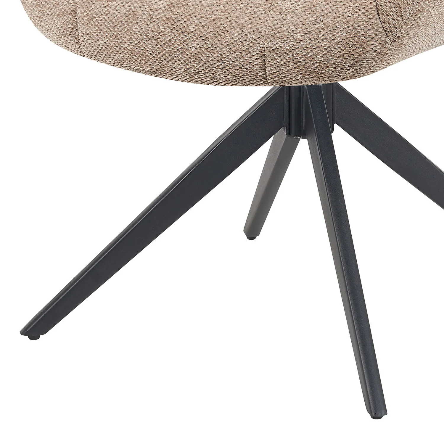 Esszimmerstuhl Mika-Mila 2er-Set | 360° drehbar | Metall pulverbeschichtet Matt-Schwarz - Image 18