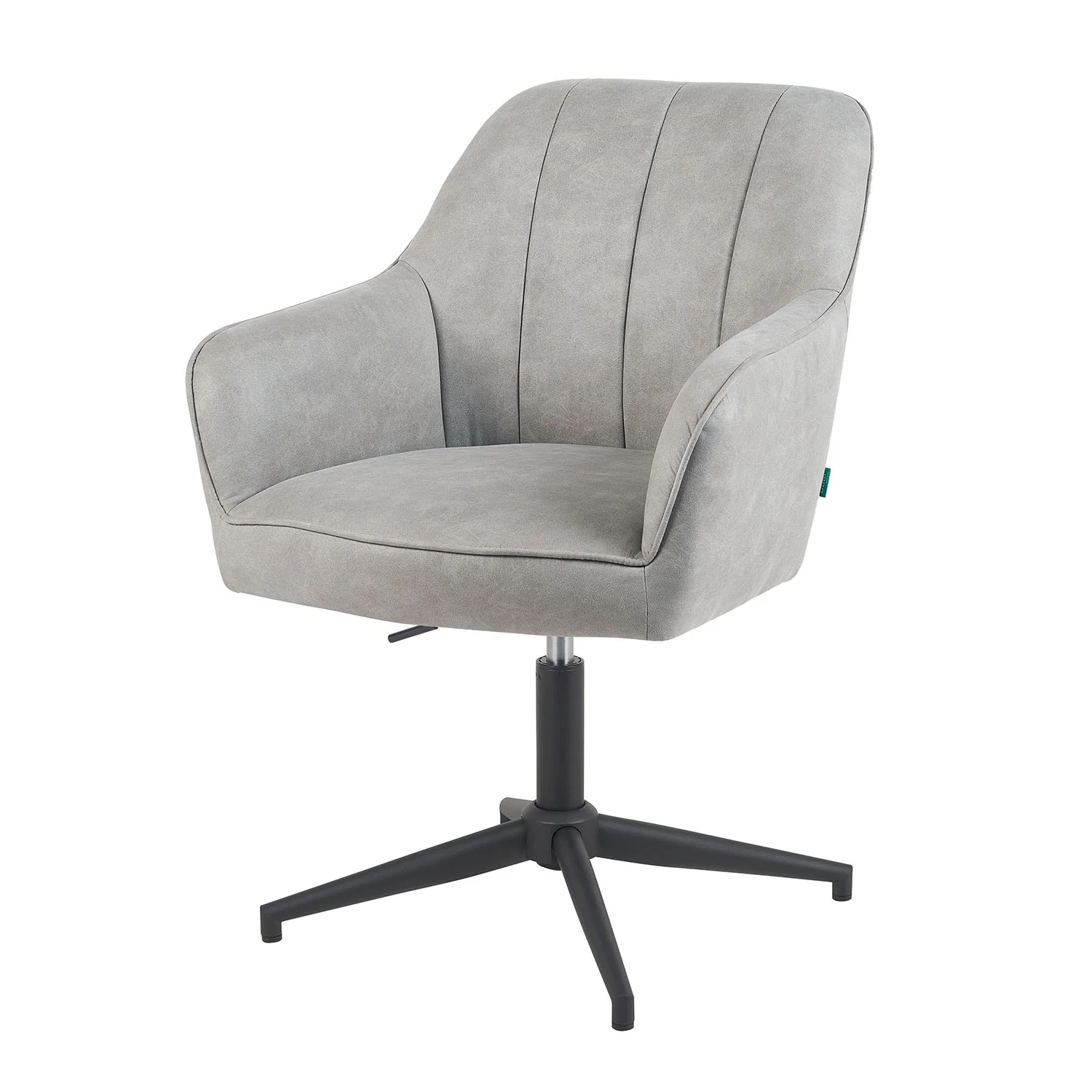 Esszimmerstuhl Mika-Piet, Braun, Gestell 360° drehbar, höhenverstellbar, Metall pulverbeschichtet Matt-Schwarz - Image 28