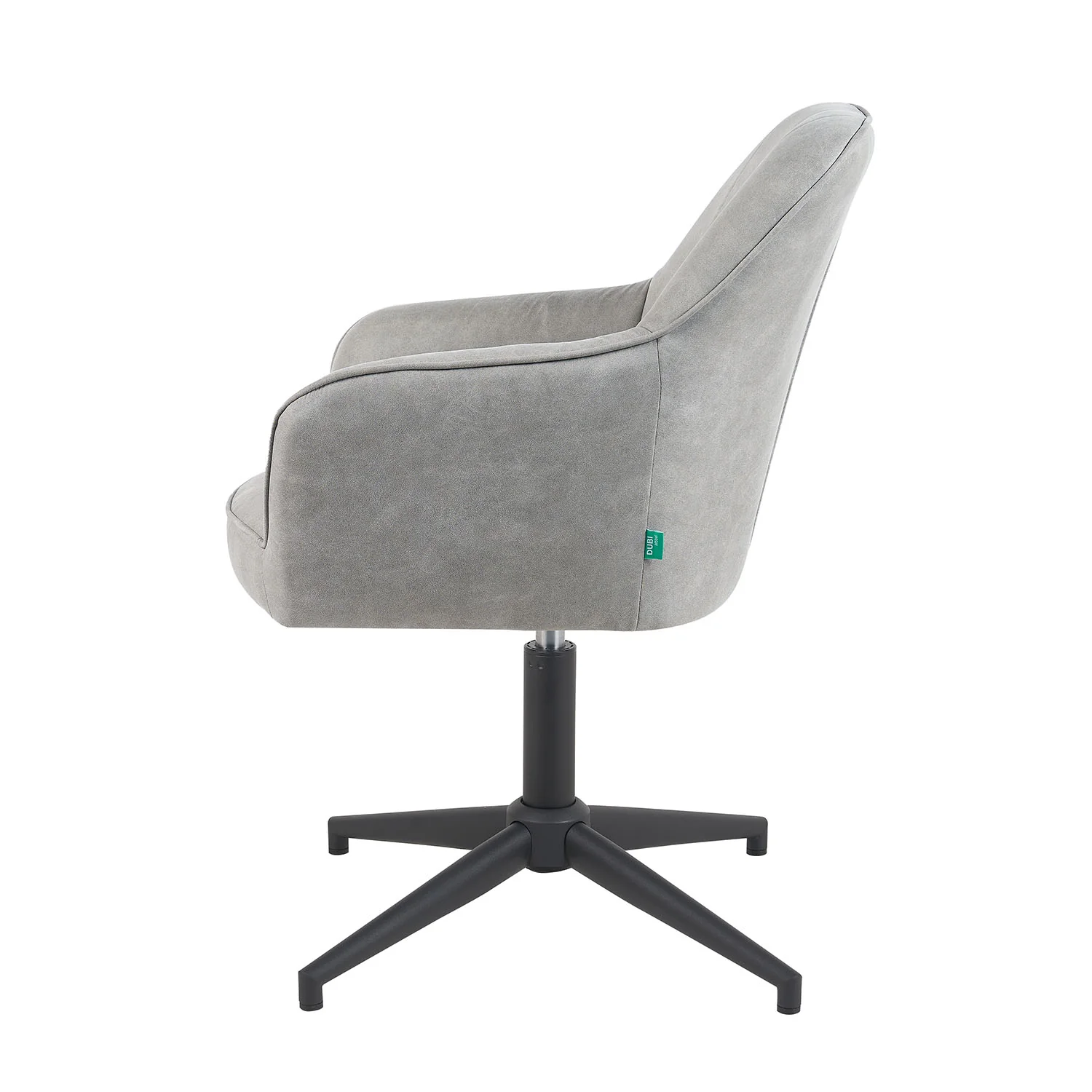 Esszimmerstuhl Mika-Piet, Braun, Gestell 360° drehbar, höhenverstellbar, Metall pulverbeschichtet Matt-Schwarz - Image 29