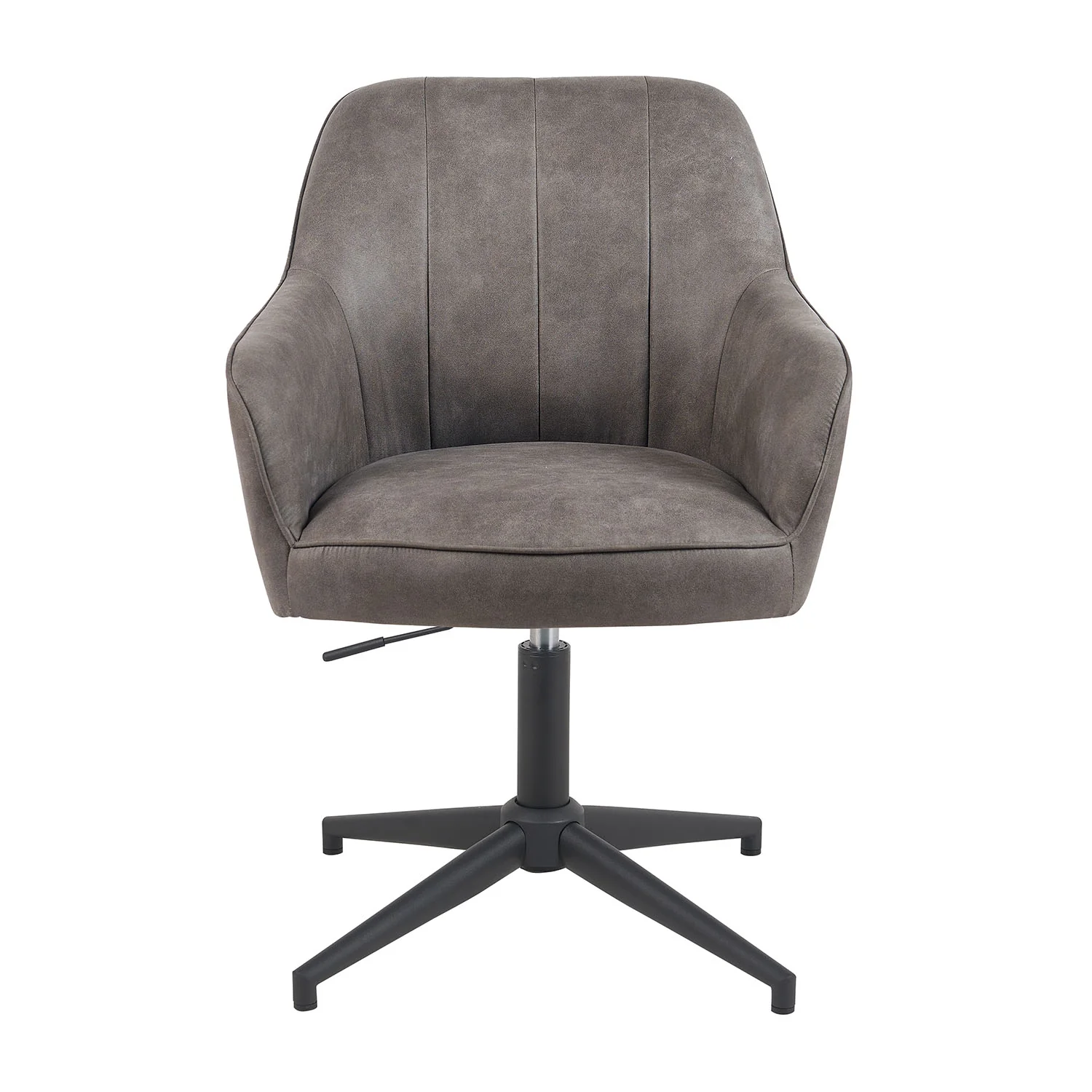 Esszimmerstuhl Mika-Piet, Braun, Gestell 360° drehbar, höhenverstellbar, Metall pulverbeschichtet Matt-Schwarz - Image 36