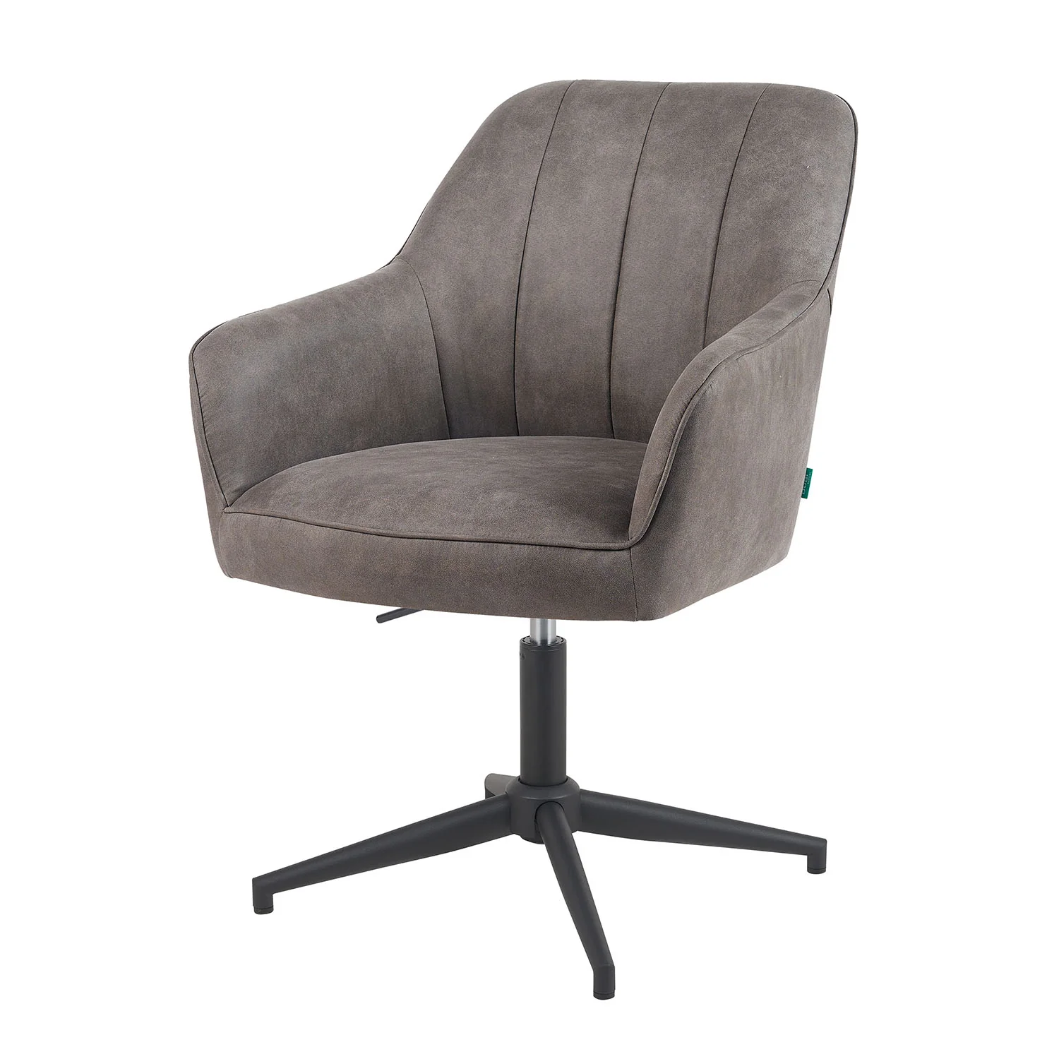 Esszimmerstuhl Mika-Piet, Braun, Gestell 360° drehbar, höhenverstellbar, Metall pulverbeschichtet Matt-Schwarz - Image 37