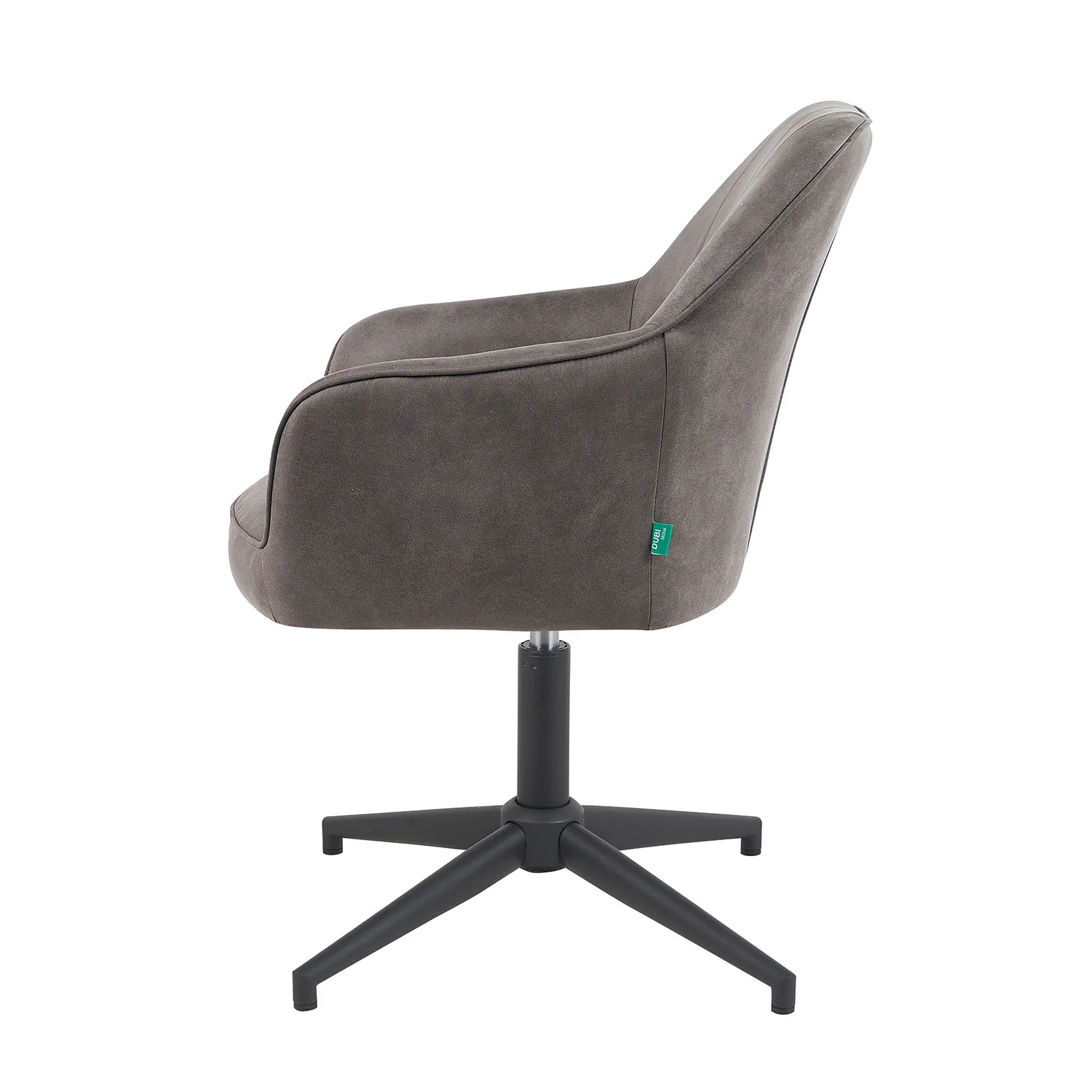 Esszimmerstuhl Mika-Piet, Braun, Gestell 360° drehbar, höhenverstellbar, Metall pulverbeschichtet Matt-Schwarz - Image 38