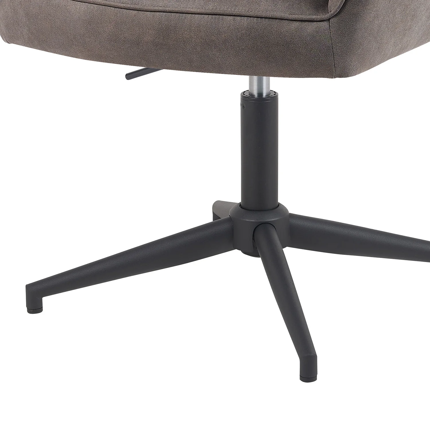Esszimmerstuhl Mika-Piet, Braun, Gestell 360° drehbar, höhenverstellbar, Metall pulverbeschichtet Matt-Schwarz - Image 41