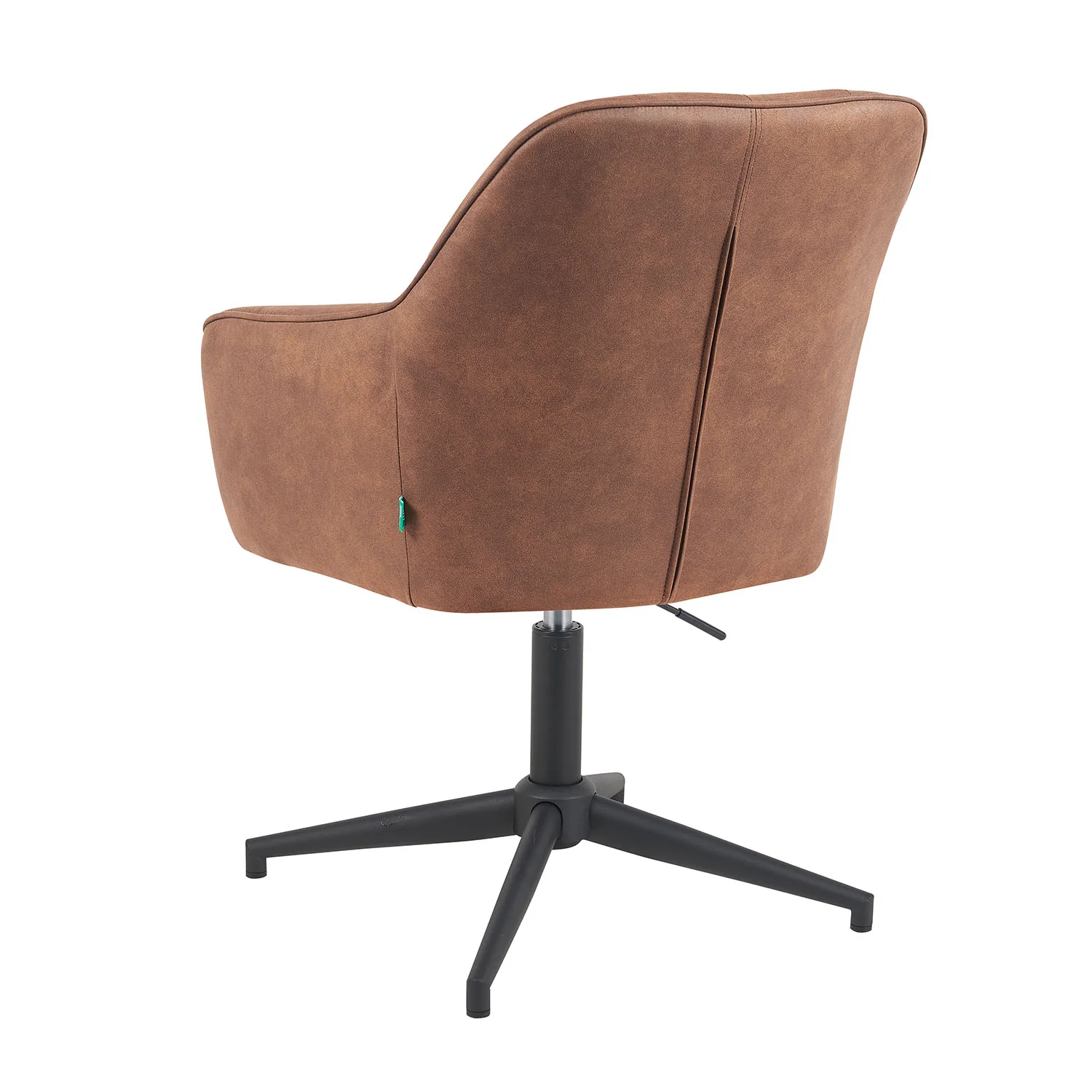 Esszimmerstuhl Mika-Piet, Braun, Gestell 360° drehbar, höhenverstellbar, Metall pulverbeschichtet Matt-Schwarz - Image 48