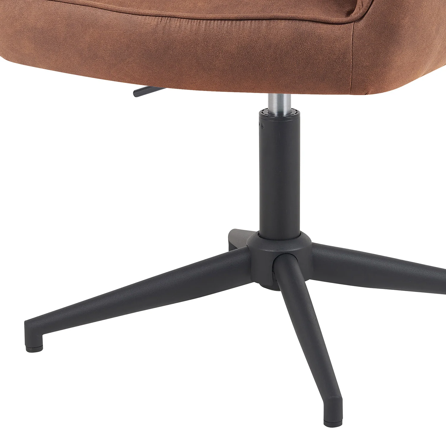 Esszimmerstuhl Mika-Piet, Braun, Gestell 360° drehbar, höhenverstellbar, Metall pulverbeschichtet Matt-Schwarz - Image 50