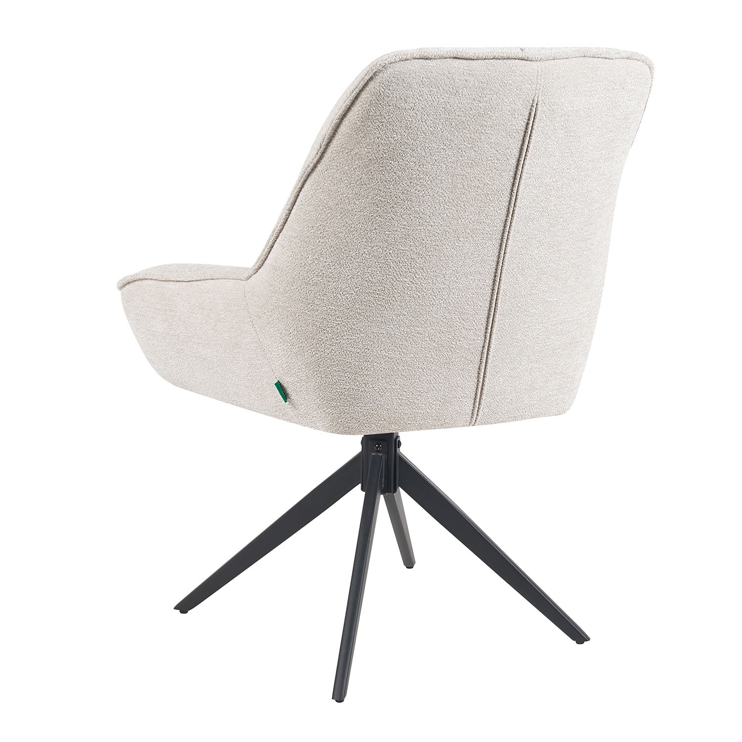 Esszimmerstuhl Mika-Zoe 2er-Set | 360° drehbar | Metall pulverbeschichtet Matt-Schwarz - Image 14