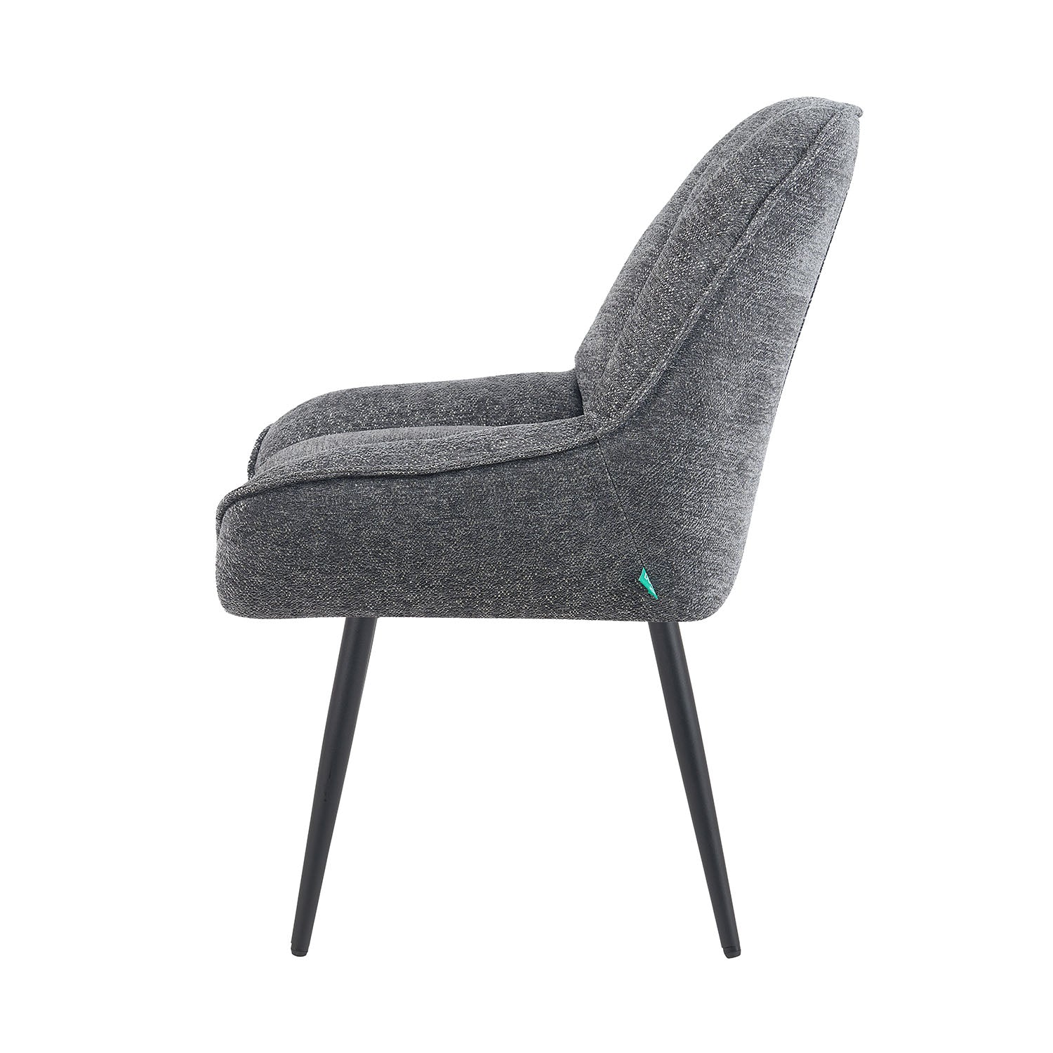 Esszimmerstuhl Mika-Zoe 2er-Set | 360° drehbar | Metall pulverbeschichtet Matt-Schwarz - Image 19