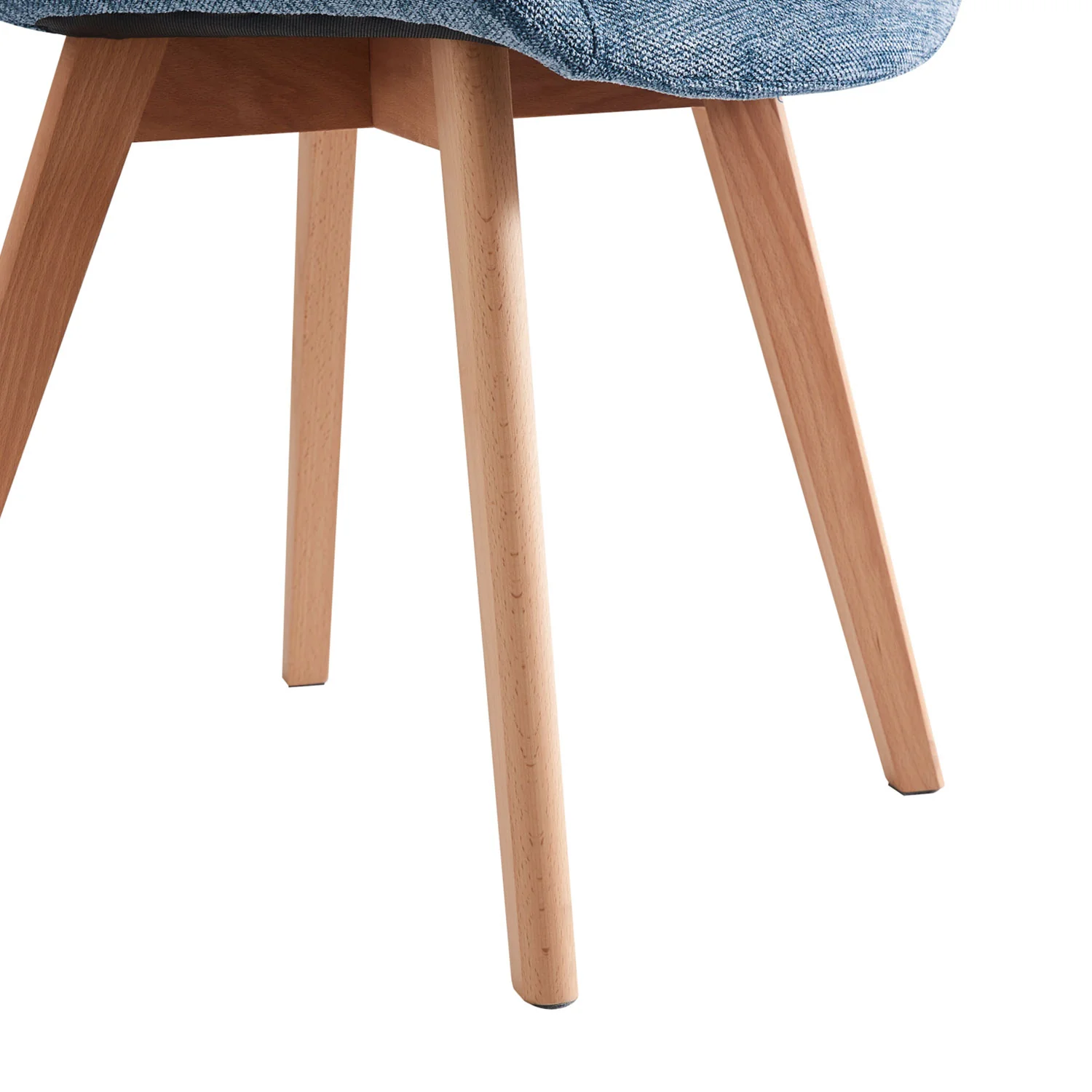 Esszimmerstühle 2er Set TANIA – Polsterstuhl mit Steppung & Holzbeinen - Image 17