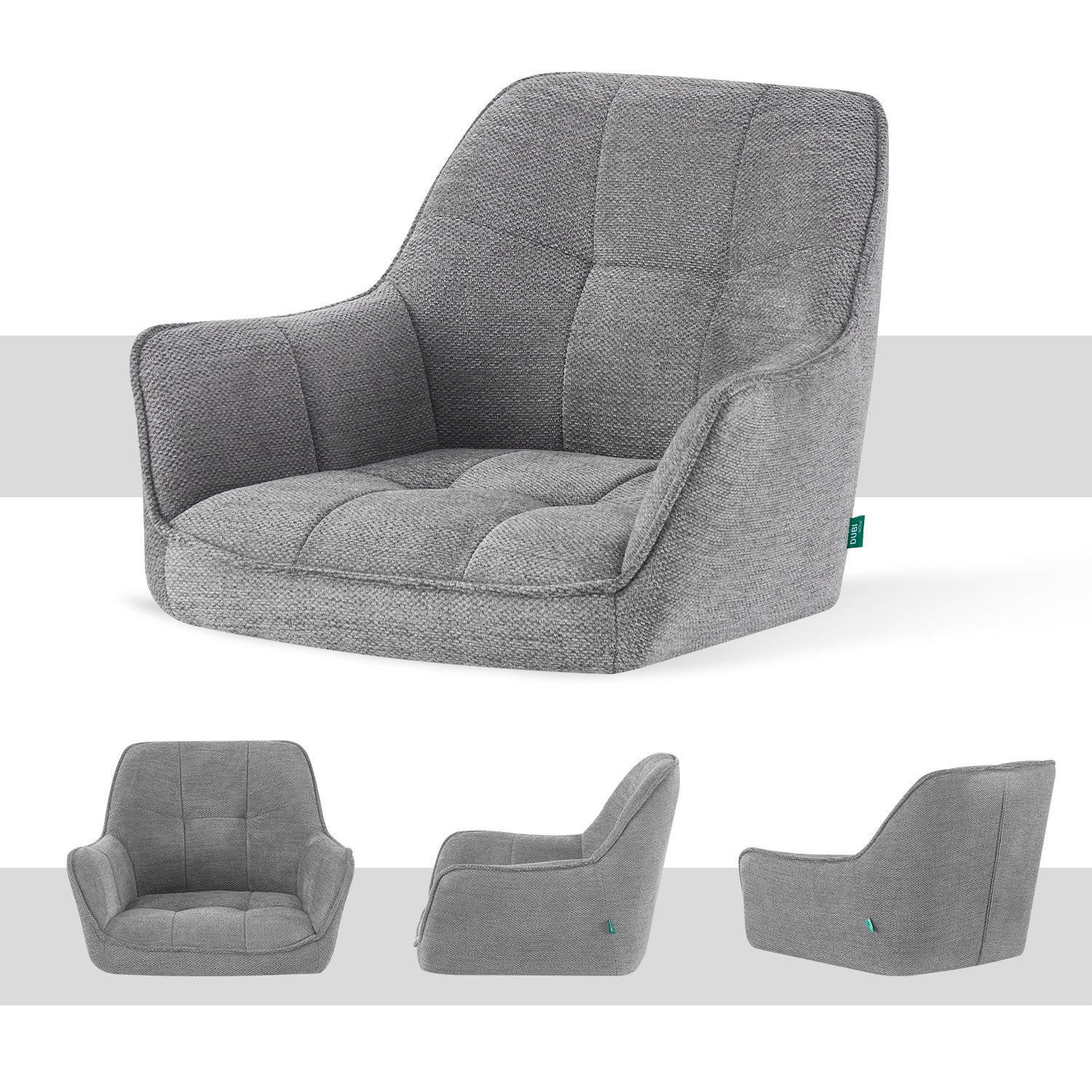 Esszimmerstühle THOMAS-KIRA 2er Set - 360° drehbar| Zeitloser Drehstuhl mit Rückholfunktion - Image 14
