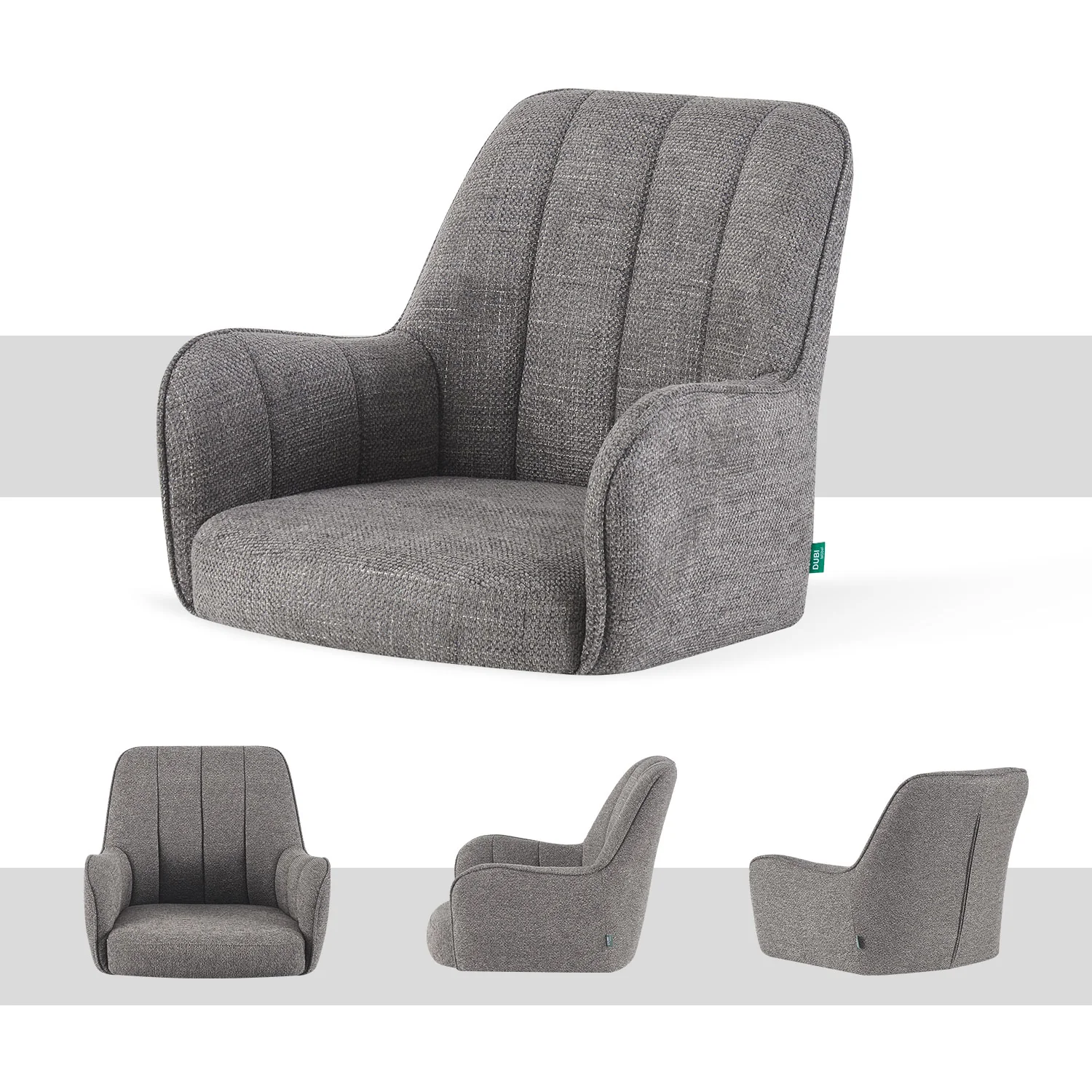 Esszimmerstühle THOMAS-ZARA 2er Set - 360° drehbar mit Rückholfunktion - Image 21