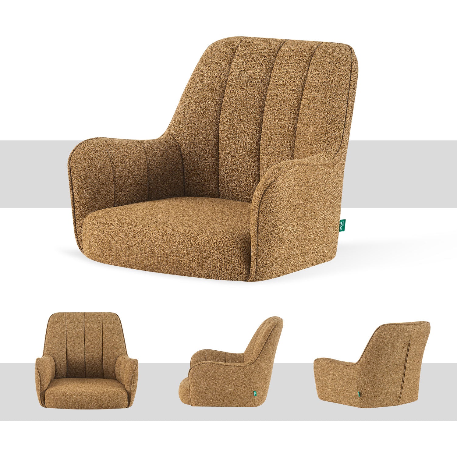 Esszimmerstühle THOMAS-ZARA 2er Set - 360° drehbar mit Rückholfunktion - Image 8