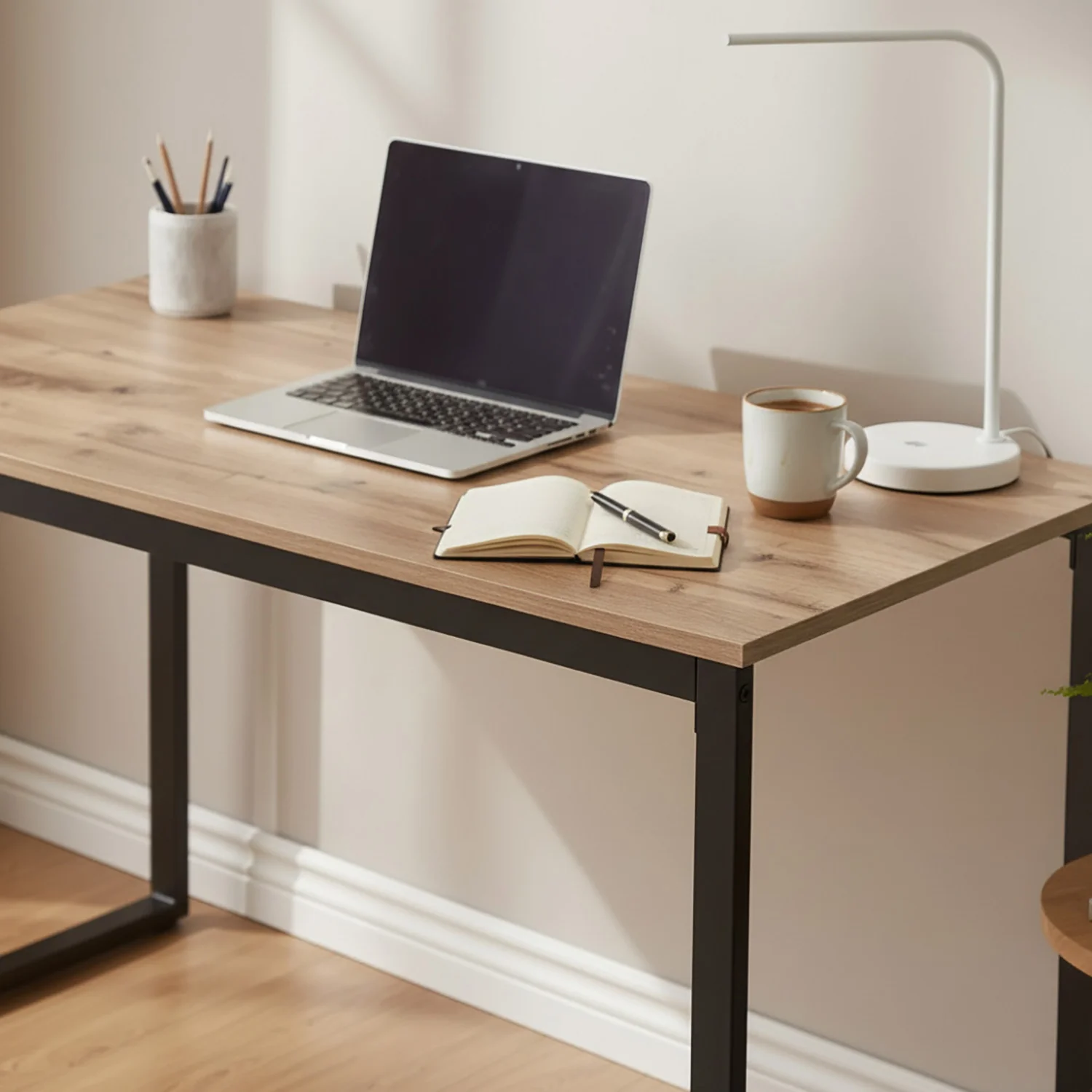 Schreibtisch Lutz - Home Office Desk mit Metallgestell - Image 11