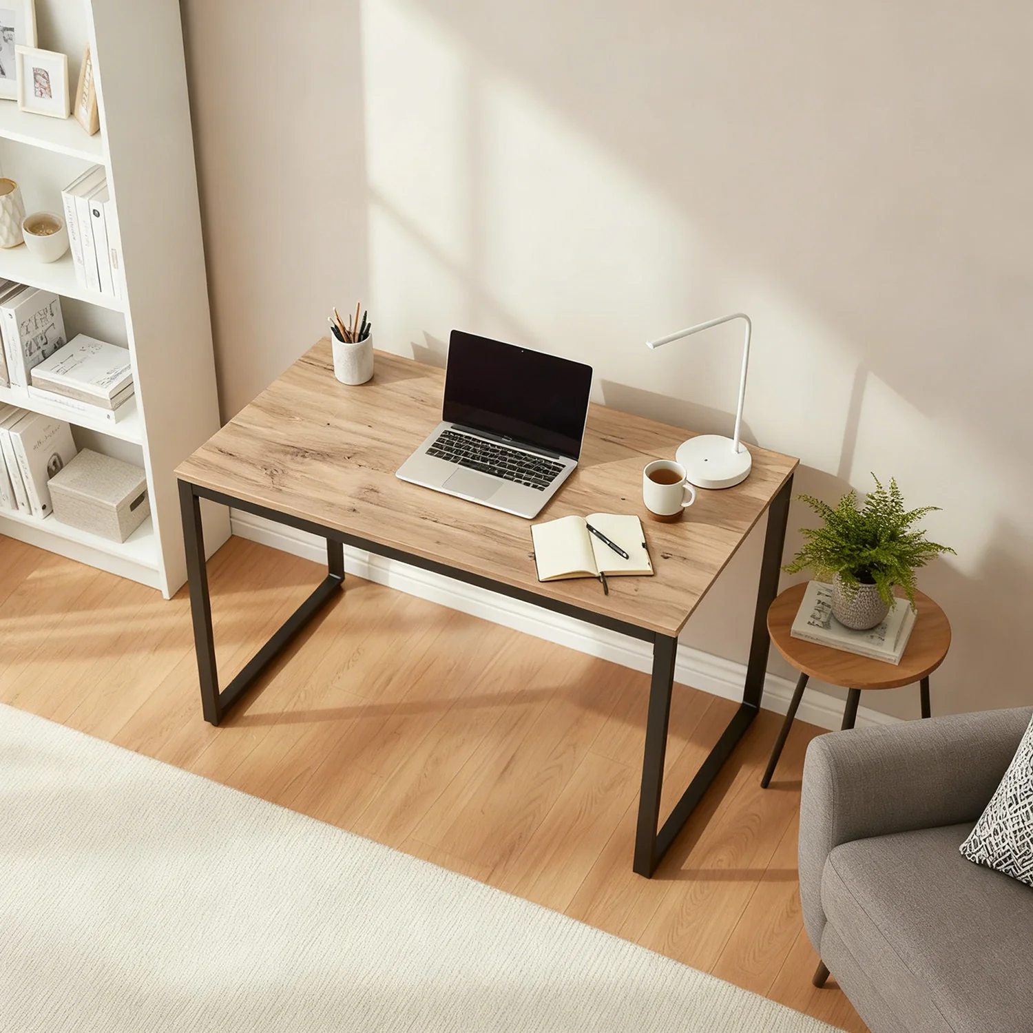 Schreibtisch Lutz - Home Office Desk mit Metallgestell - Image 8
