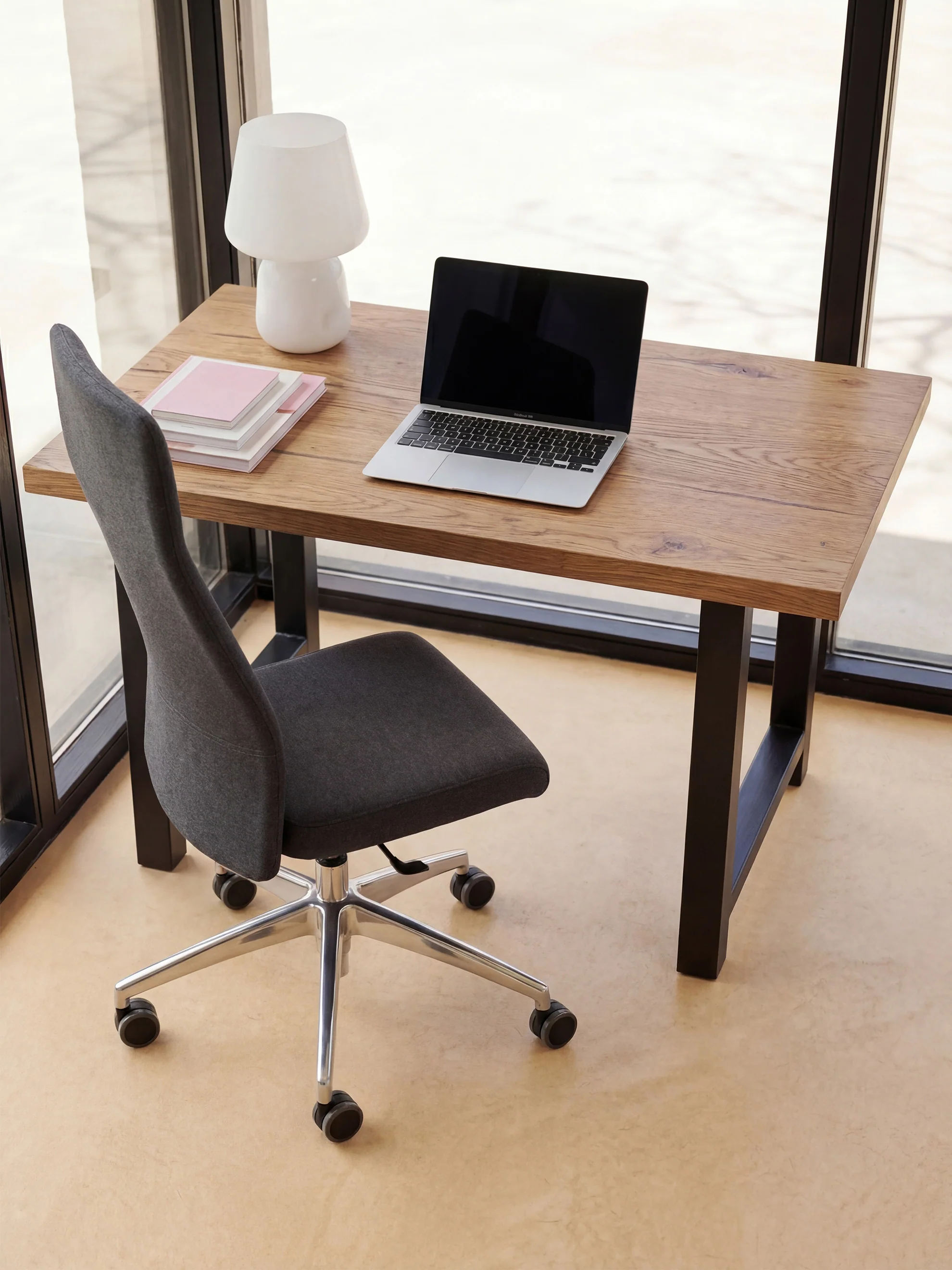 Schreibtisch THOR - stabiler Home Office Tisch in Industrie-Design - Image 4