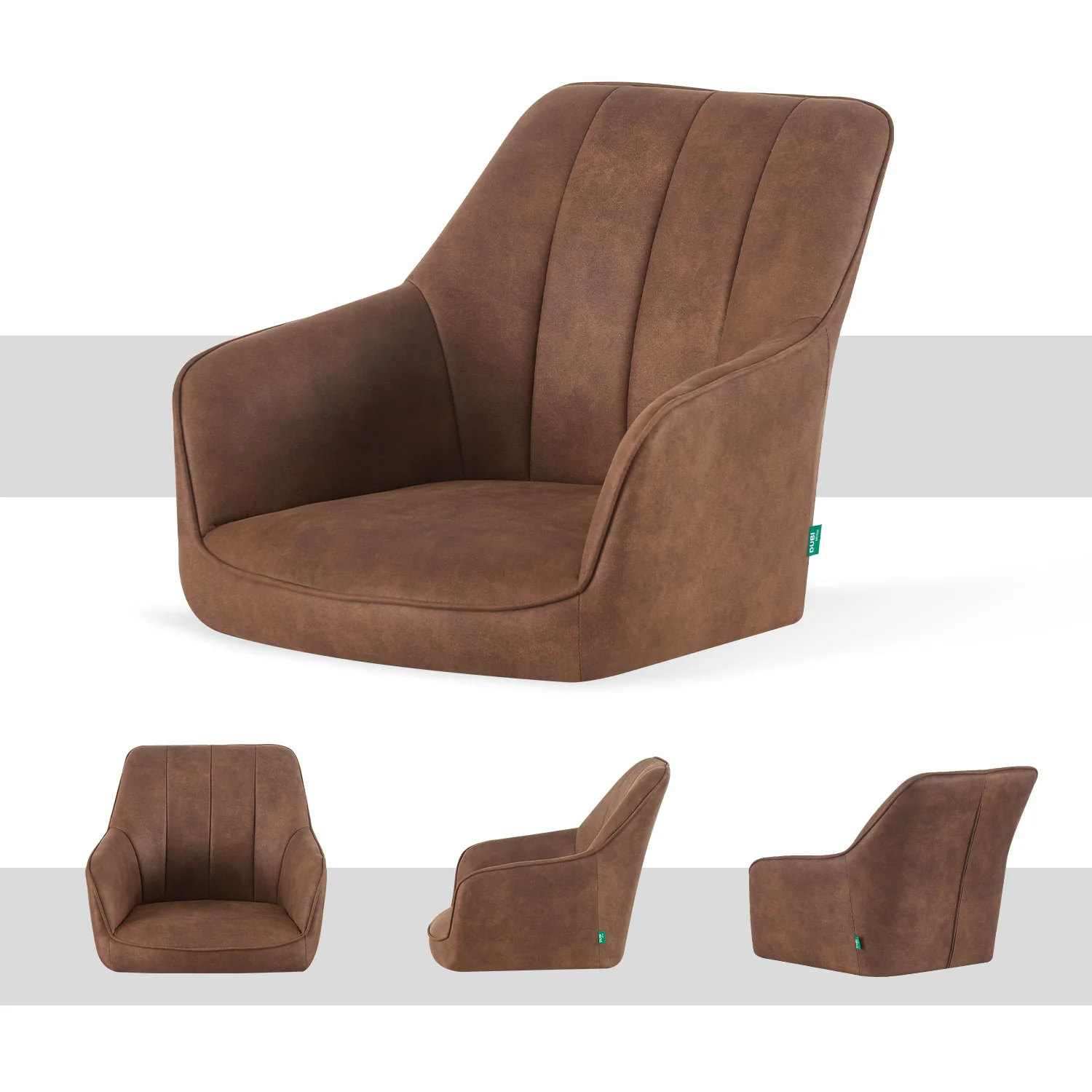 Esszimmerstühle THOMAS-AMIE 2er Set  - zeitloser Polsterstuhl mit Metallbeinen - Image 16